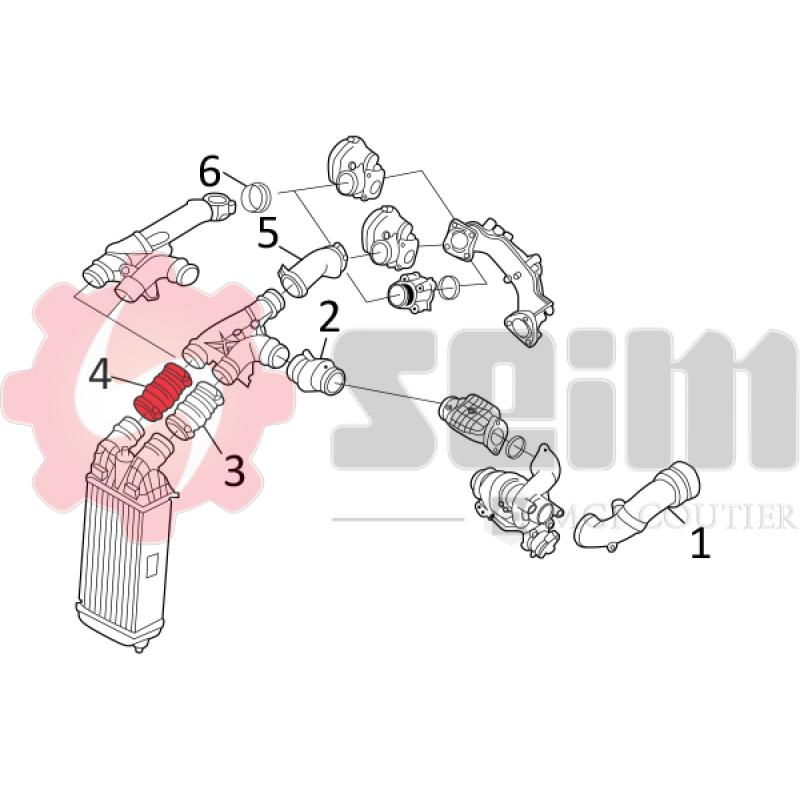 Gaine de suralimentation SEIM 981131 - Visuel 2