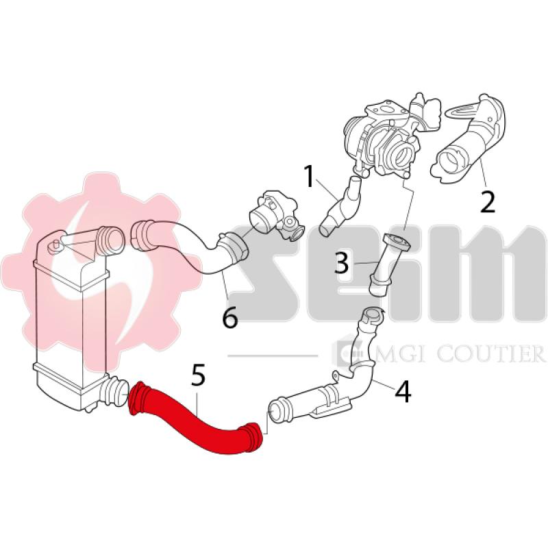 Gaine de suralimentation SEIM 981150 - Visuel 1
