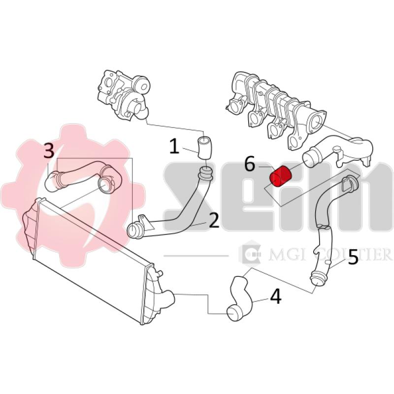 Gaine de suralimentation SEIM 981153 - Visuel 2
