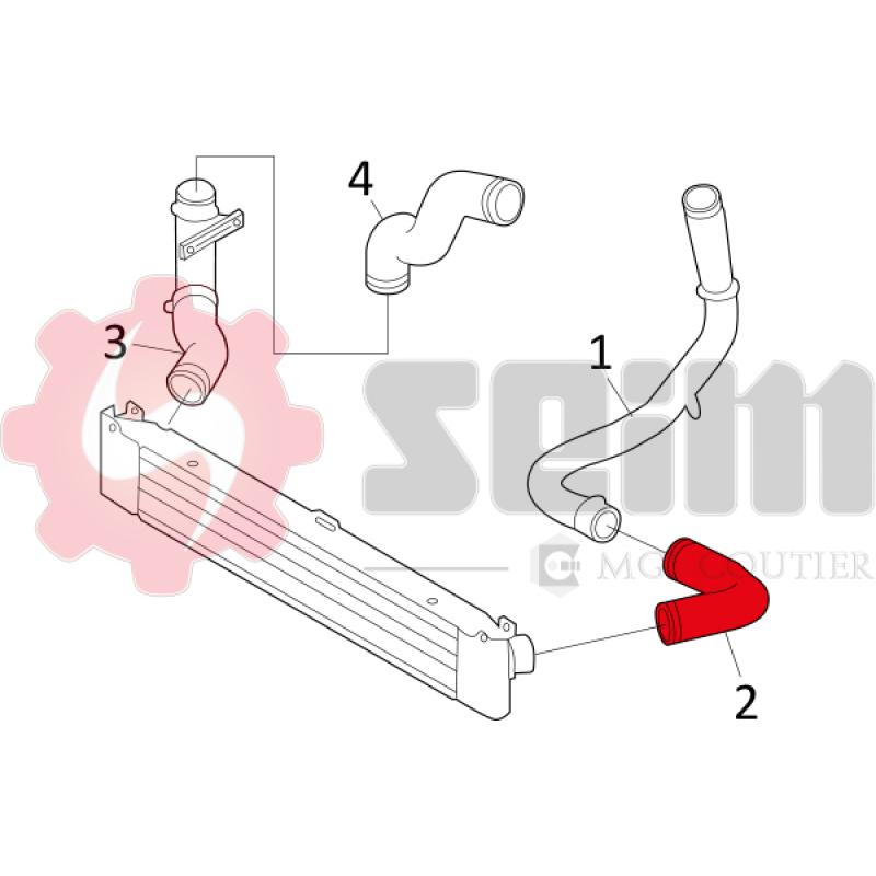 Gaine de suralimentation SEIM 981160 - Visuel 1