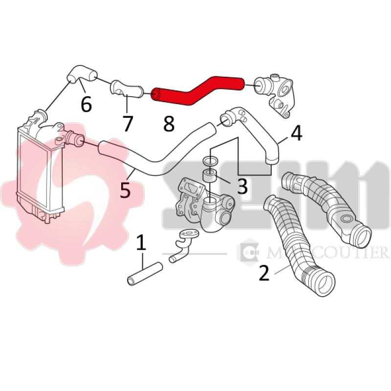 Gaine de suralimentation SEIM 981167 - Visuel 1
