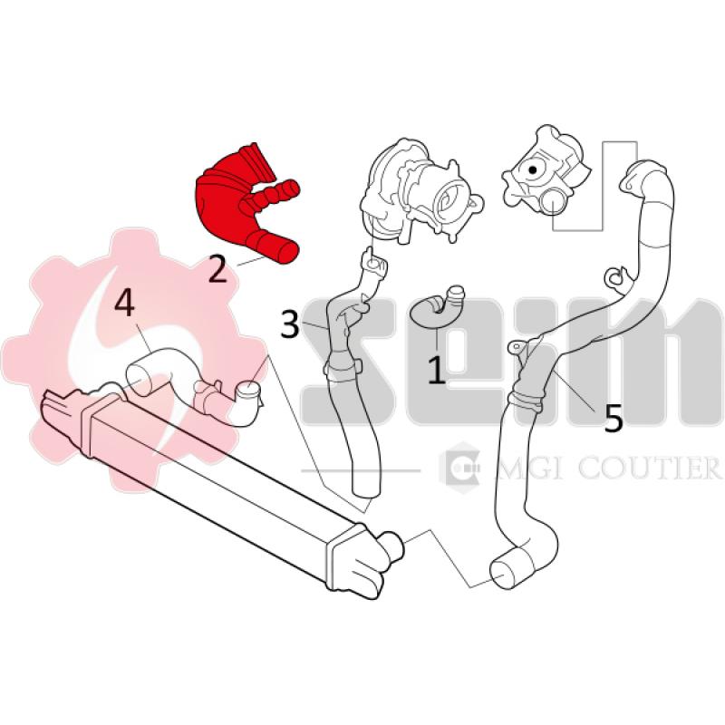 Gaine de suralimentation SEIM 981170 - Visuel 1