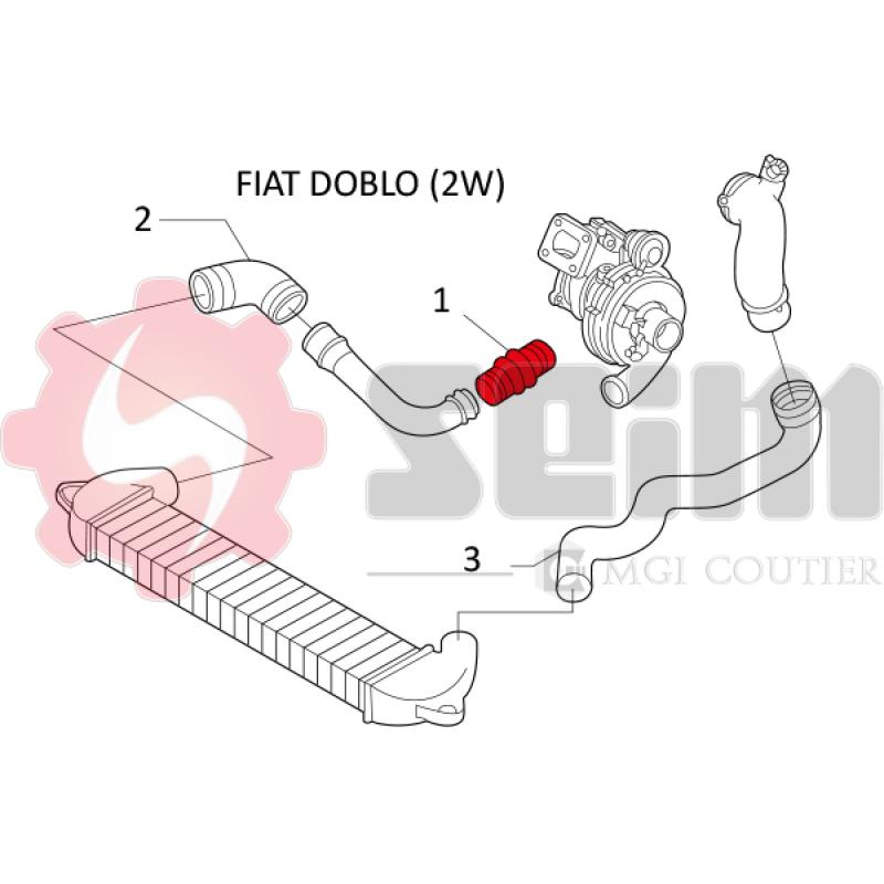 Gaine de suralimentation SEIM 981192 - Visuel 1