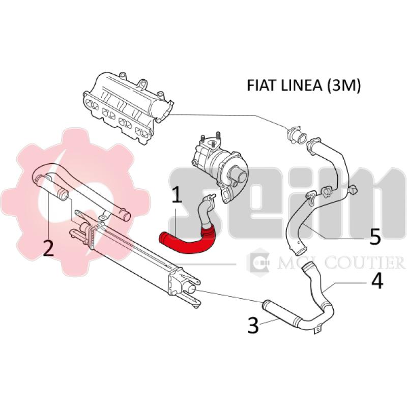 Gaine de suralimentation SEIM 981217 - Visuel 1