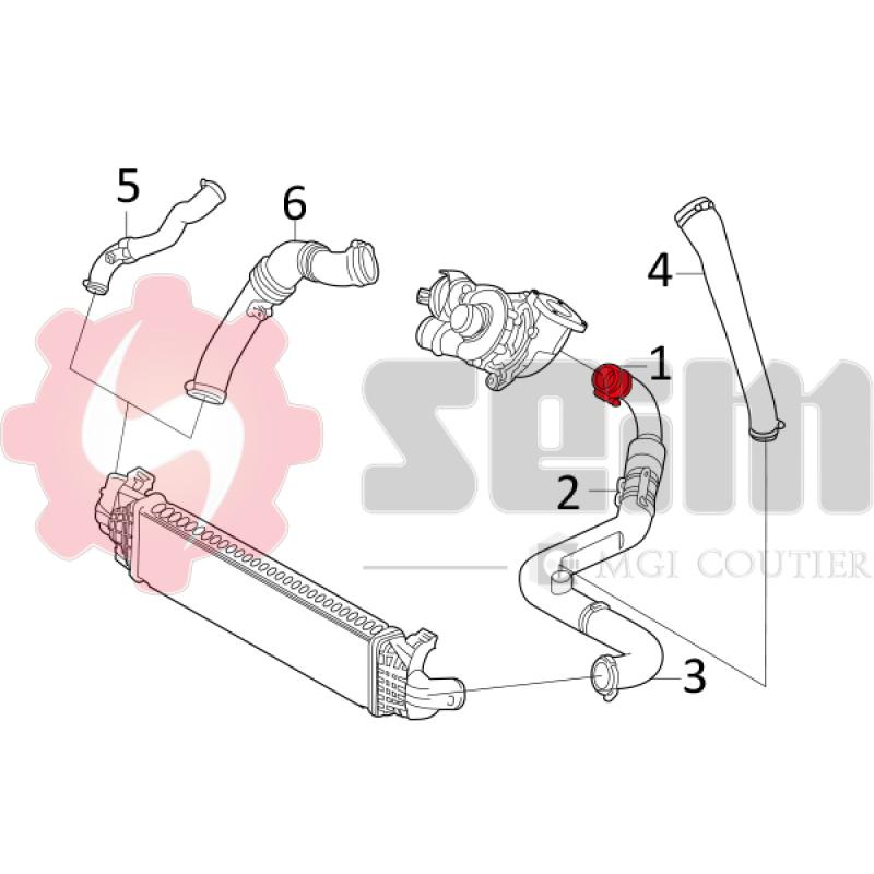 Gaine de suralimentation SEIM 981232 - Visuel 2