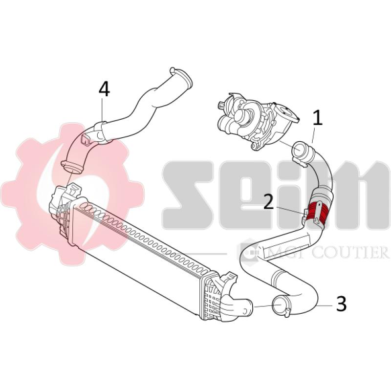 Gaine de suralimentation SEIM 981233 - Visuel 1
