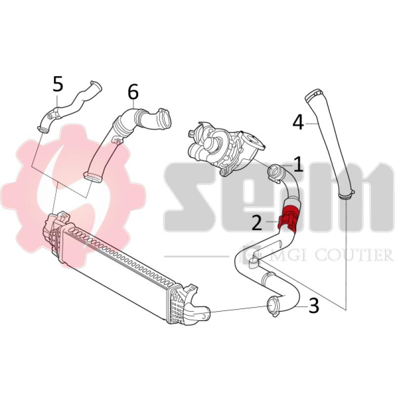 Gaine de suralimentation SEIM 981233 - Visuel 2