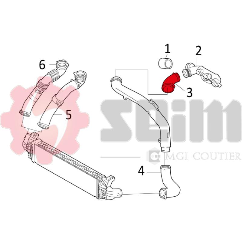 Gaine de suralimentation SEIM 981237 - Visuel 2