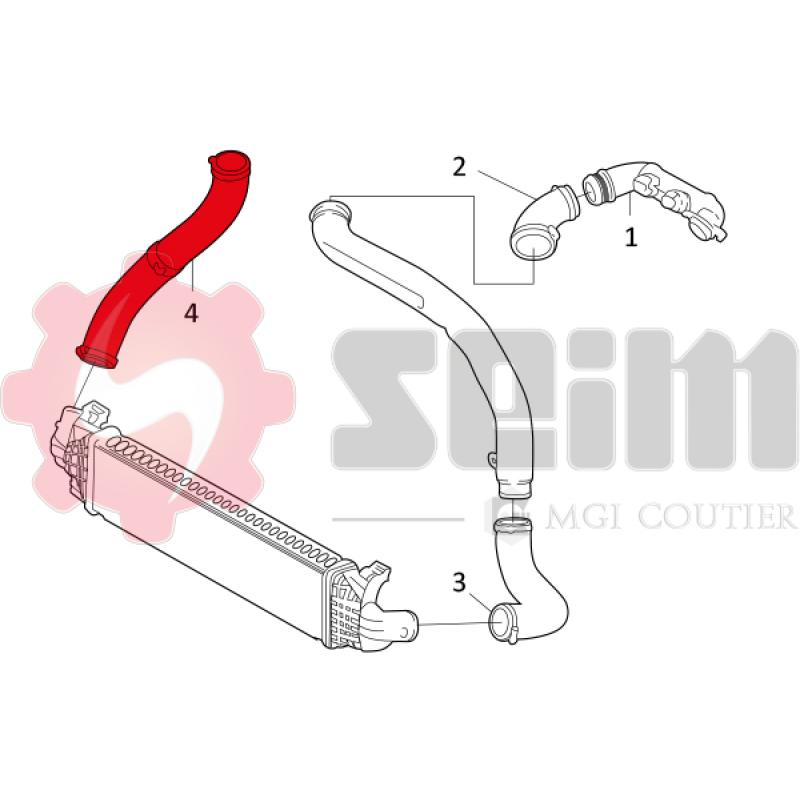 Gaine de suralimentation SEIM 981238 - Visuel 1