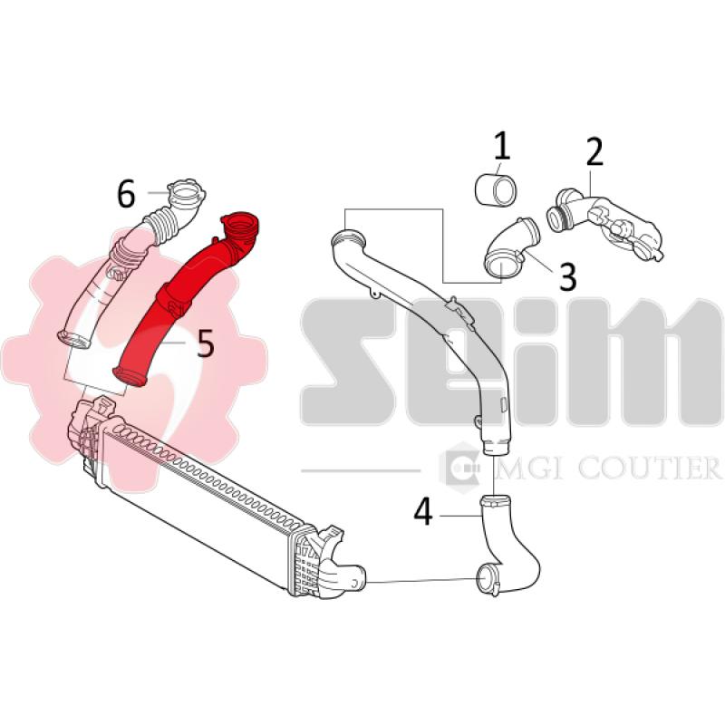 Gaine de suralimentation SEIM 981238 - Visuel 2
