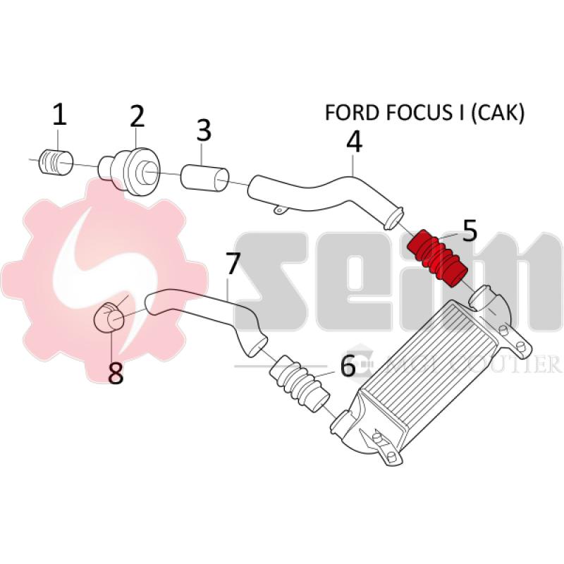 Gaine de suralimentation SEIM 981243 - Visuel 2