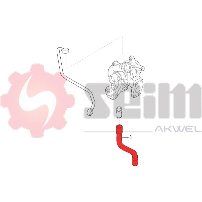 Gaine de suralimentation SEIM 981244 - Visuel 2