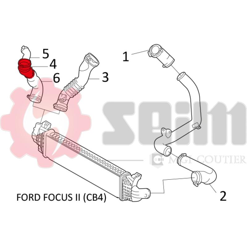 Gaine de suralimentation SEIM 981254 - Visuel 1