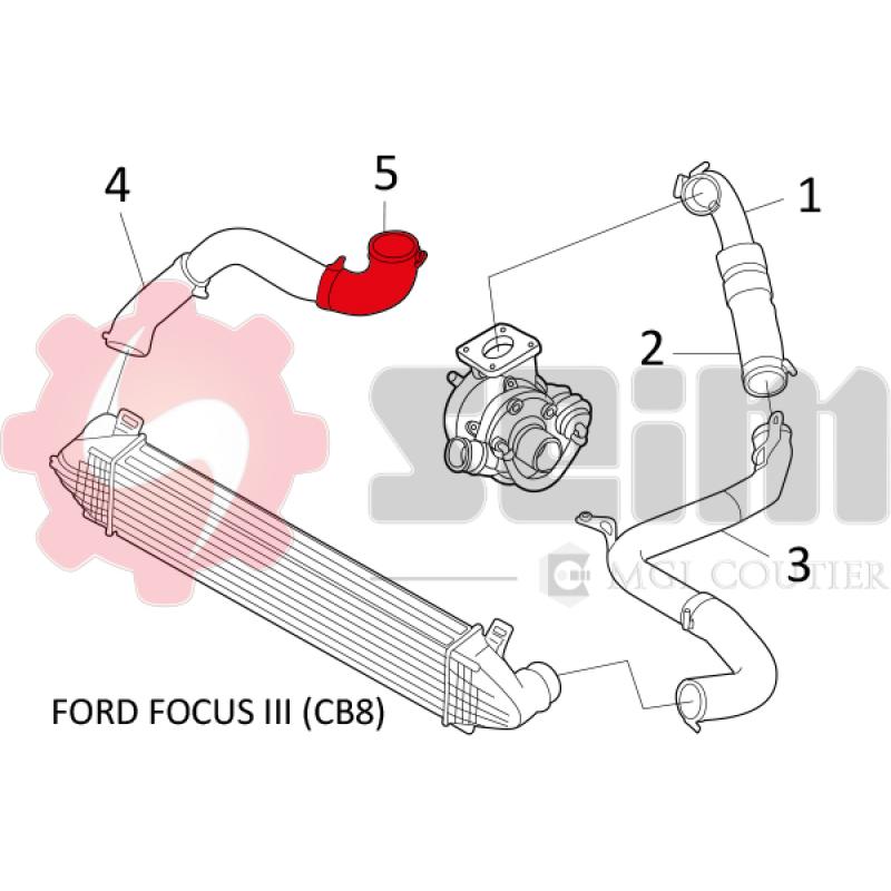 Gaine de suralimentation SEIM 981261 - Visuel 1