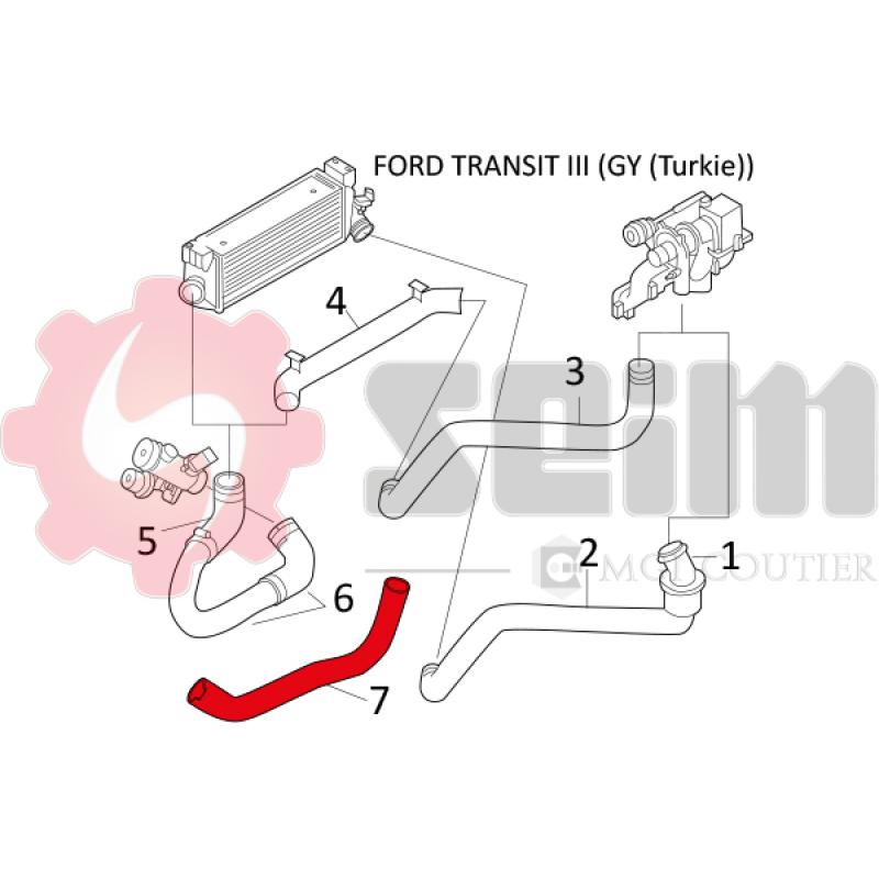 Gaine de suralimentation SEIM 981287 - Visuel 1