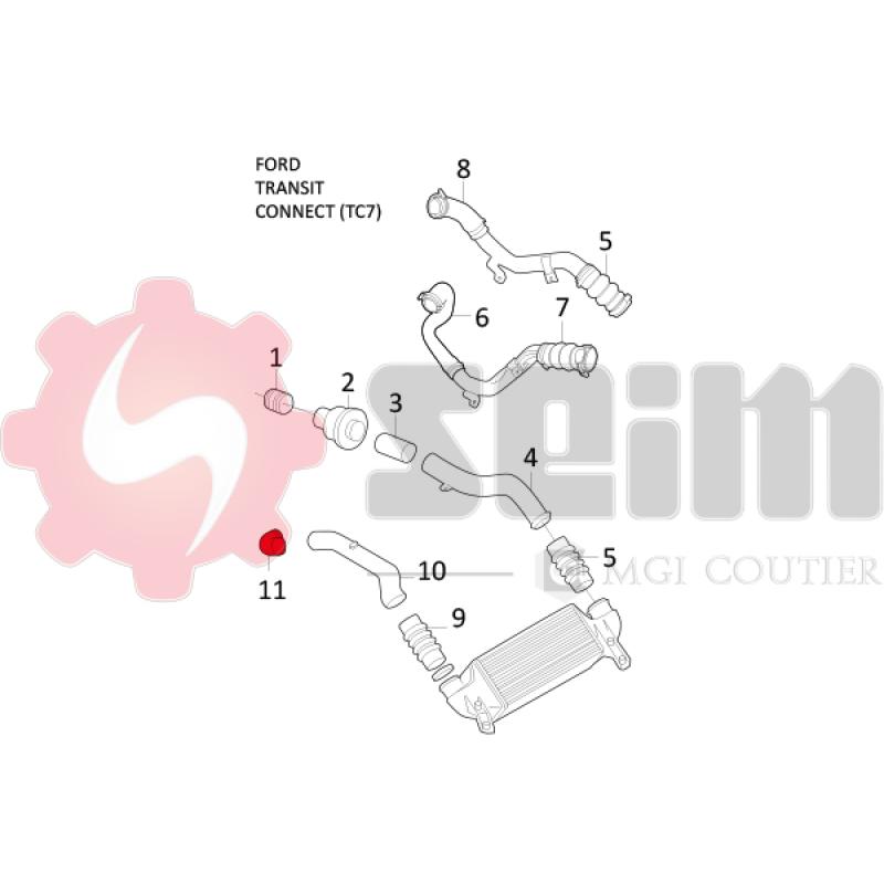 Gaine de suralimentation SEIM 981291 - Visuel 1