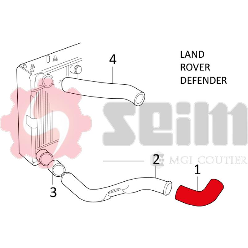 Gaine de suralimentation SEIM 981332 - Visuel 1