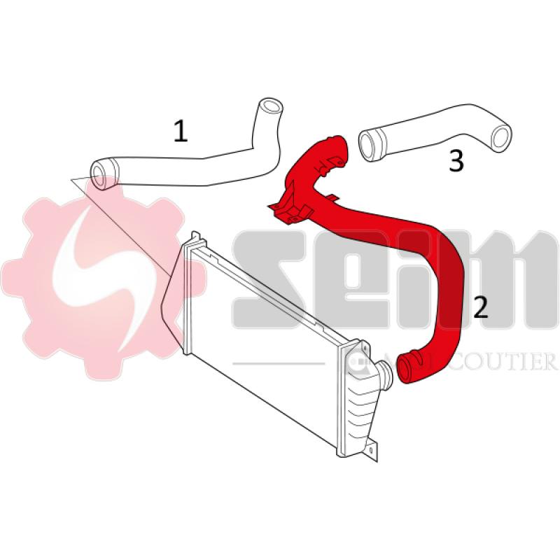 Gaine de suralimentation SEIM 981414 - Visuel 1