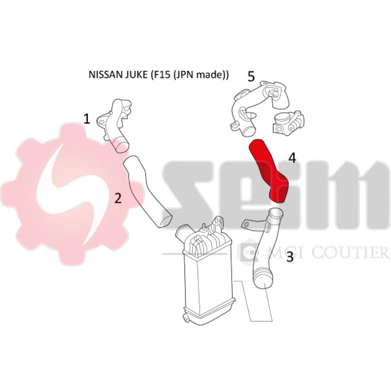 Gaine de suralimentation SEIM 981443 - Visuel 1