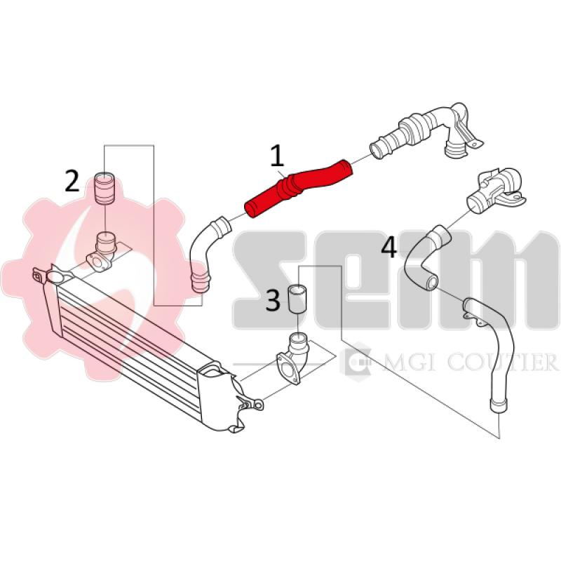 Gaine de suralimentation SEIM 981451 - Visuel 1