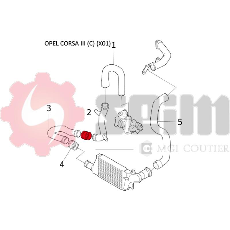 Gaine de suralimentation SEIM 981473 - Visuel 2