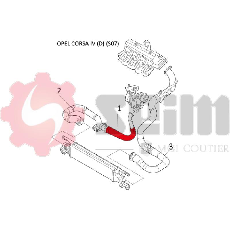 Gaine de suralimentation SEIM 981480 - Visuel 1
