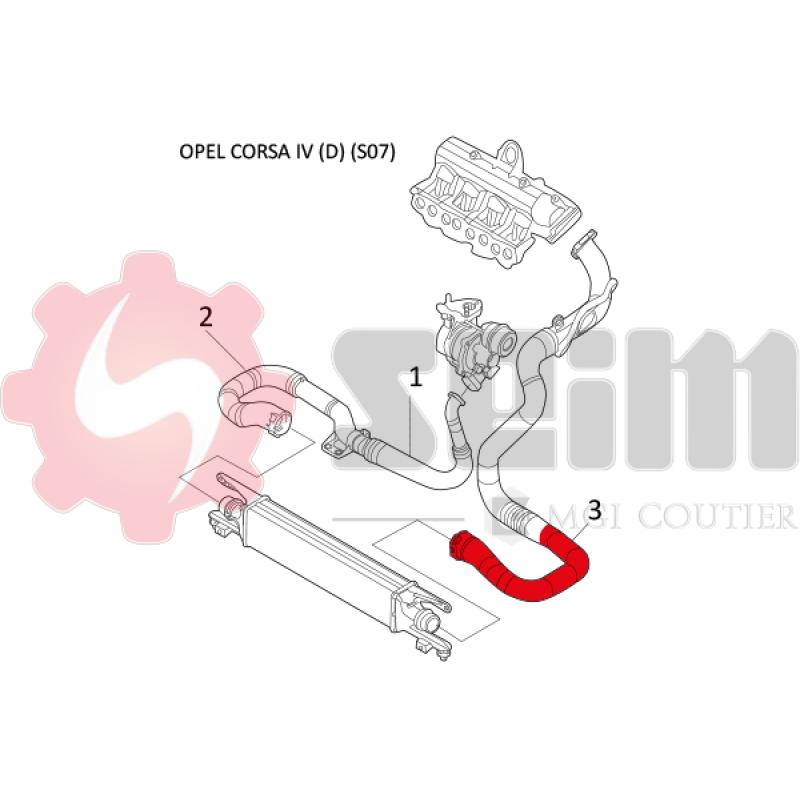 Gaine de suralimentation SEIM 981481 - Visuel 1