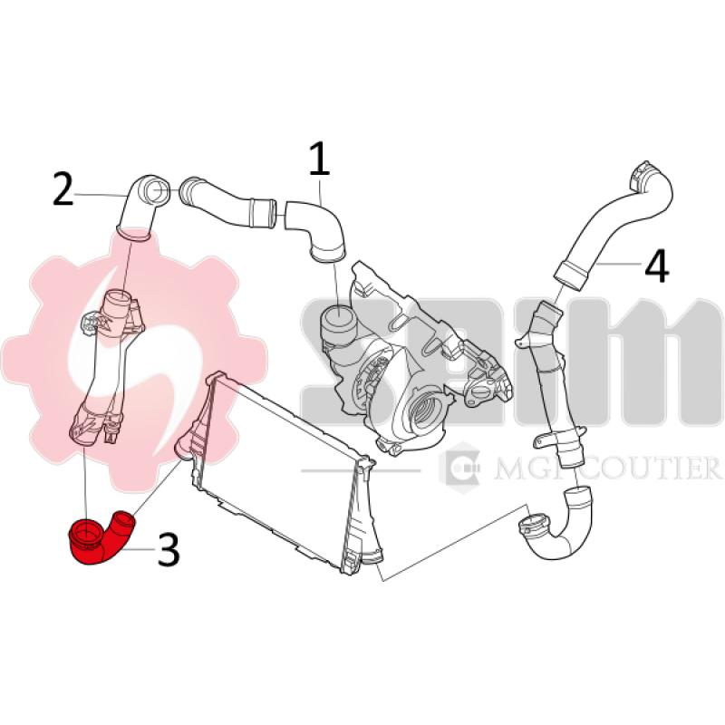 Gaine de suralimentation SEIM 981500 - Visuel 1