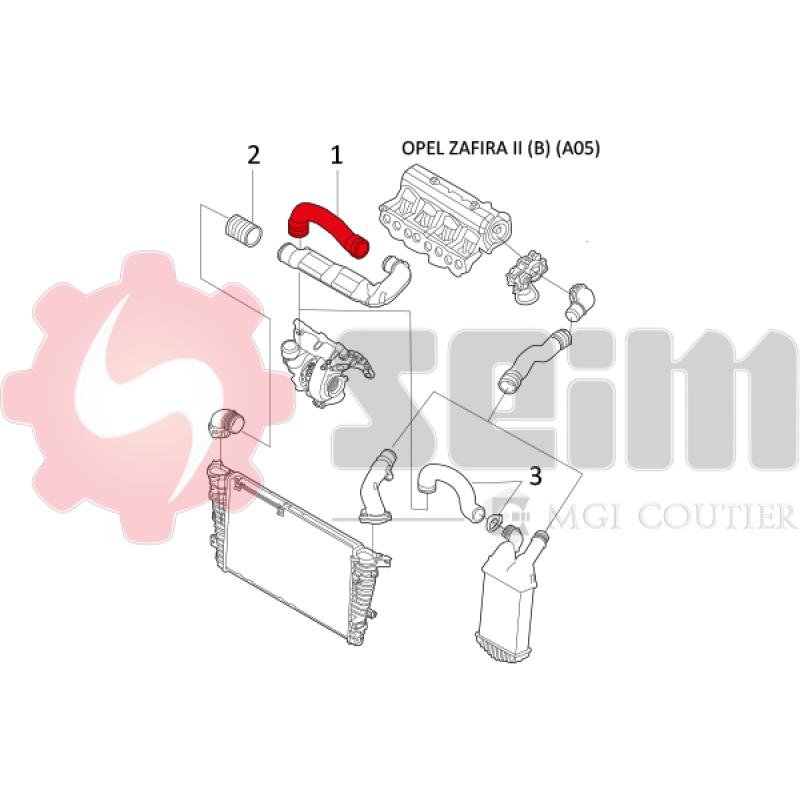 Gaine de suralimentation SEIM 981501 - Visuel 1