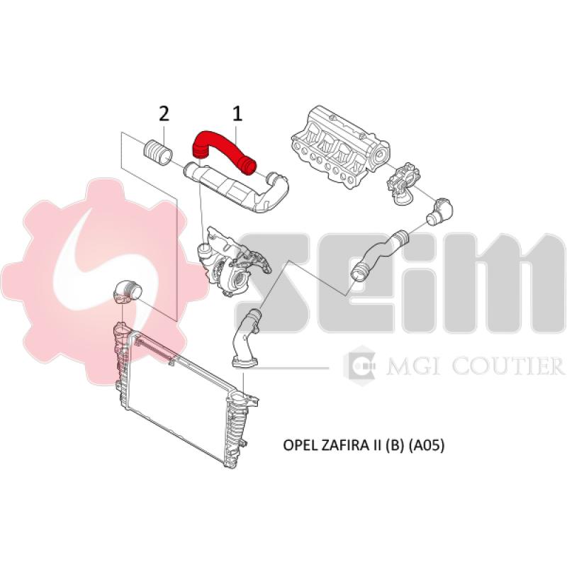 Gaine de suralimentation SEIM 981501 - Visuel 2