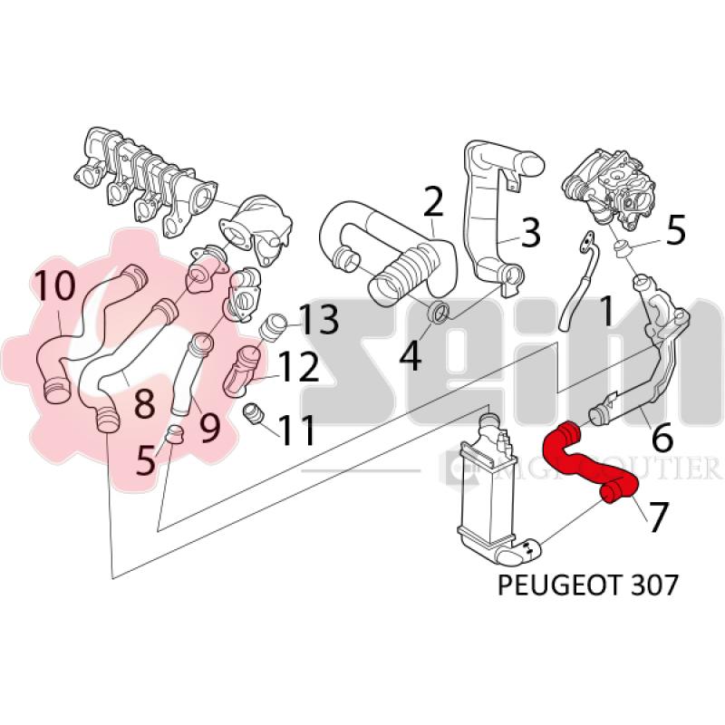 Gaine de suralimentation SEIM 981502 - Visuel 1