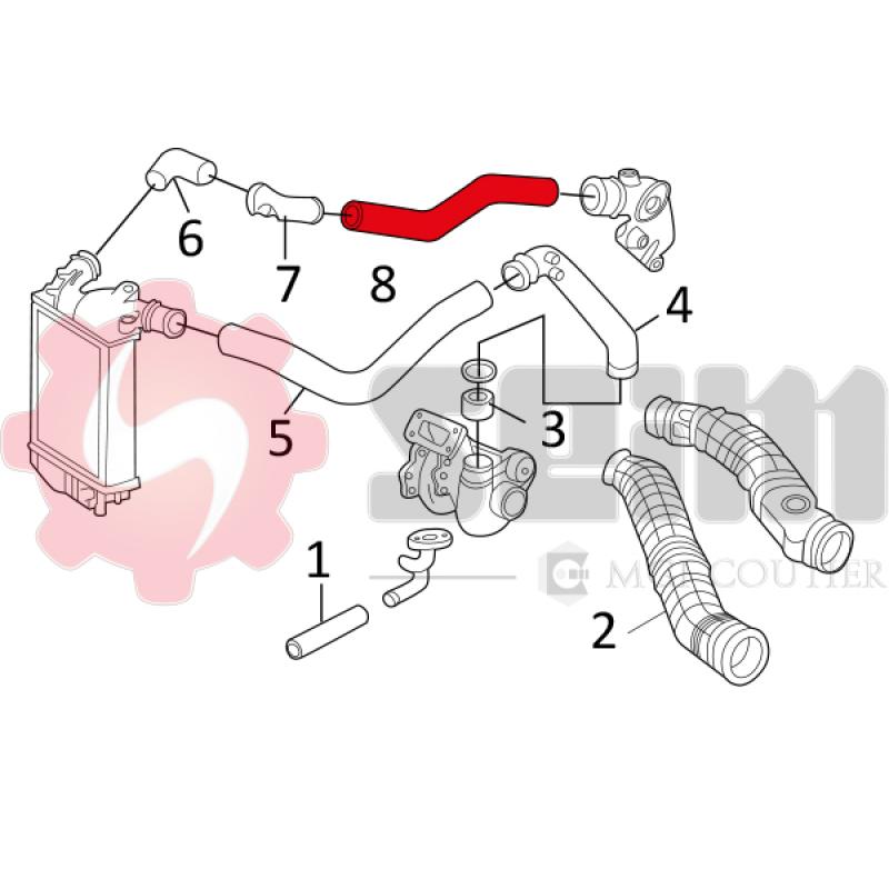 Gaine de suralimentation SEIM 981503 - Visuel 1