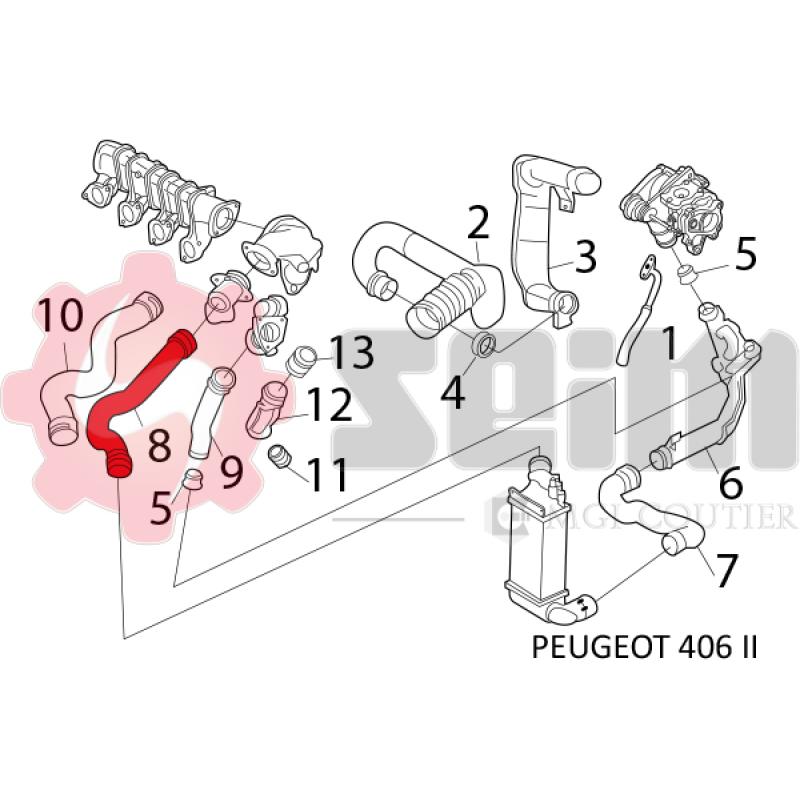 Gaine de suralimentation SEIM 981506 - Visuel 2