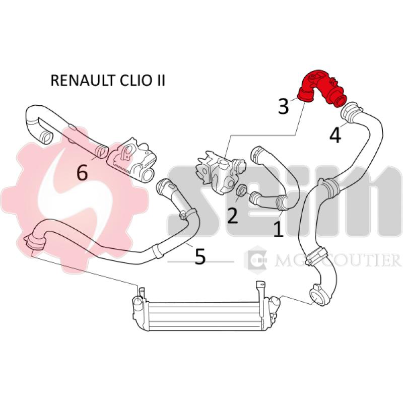 Gaine de suralimentation SEIM 981512 - Visuel 2