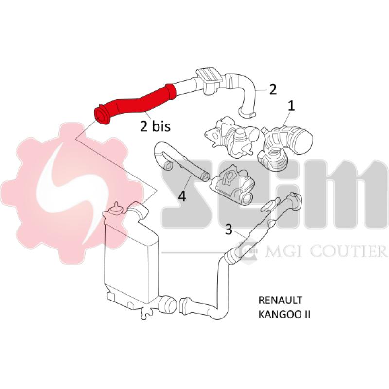 Gaine de suralimentation SEIM 981533 - Visuel 1