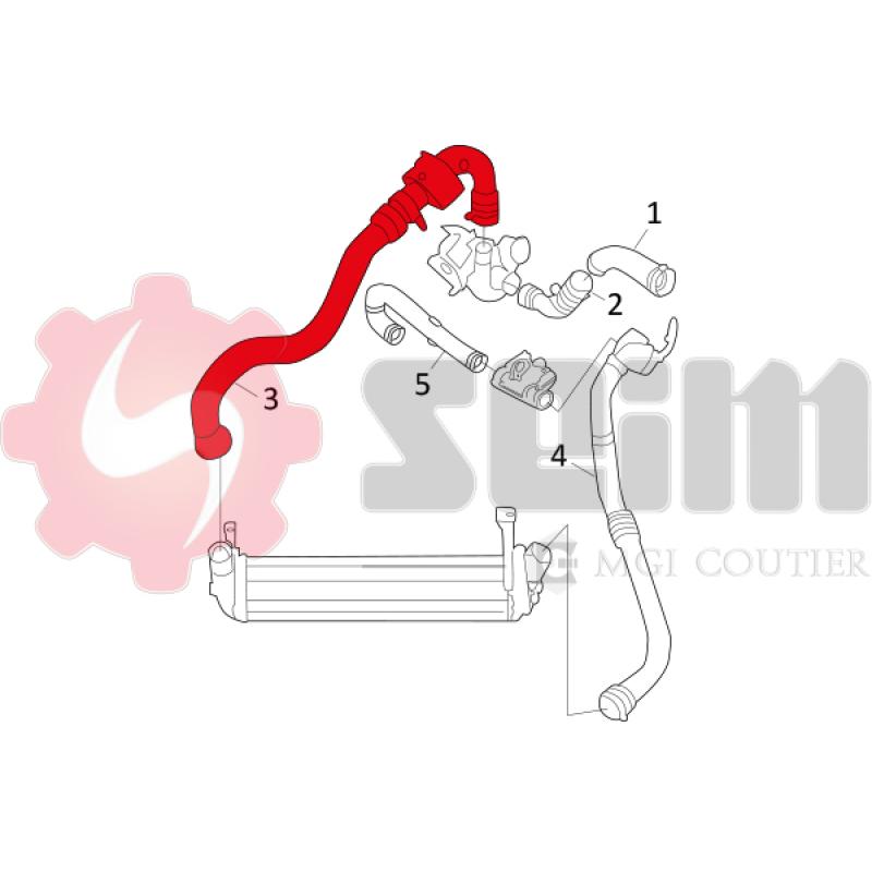 Gaine de suralimentation SEIM 981566 - Visuel 1