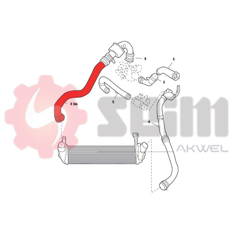 Gaine de suralimentation SEIM 981567 - Visuel 1