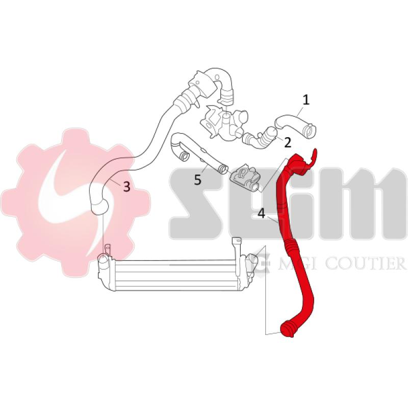 Gaine de suralimentation SEIM 981568 - Visuel 1