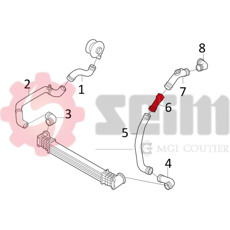 Gaine de suralimentation SEIM 981587 - Visuel 1