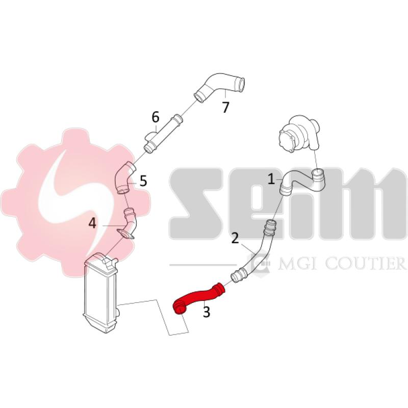 Gaine de suralimentation SEIM 981593 - Visuel 1