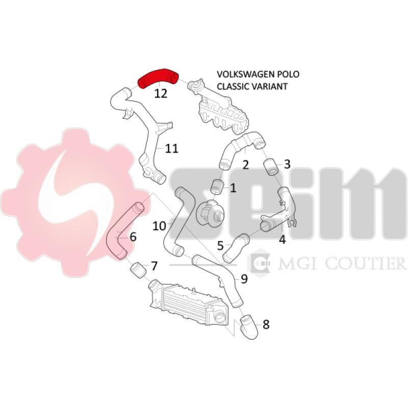 Gaine de suralimentation SEIM 981595 - Visuel 2