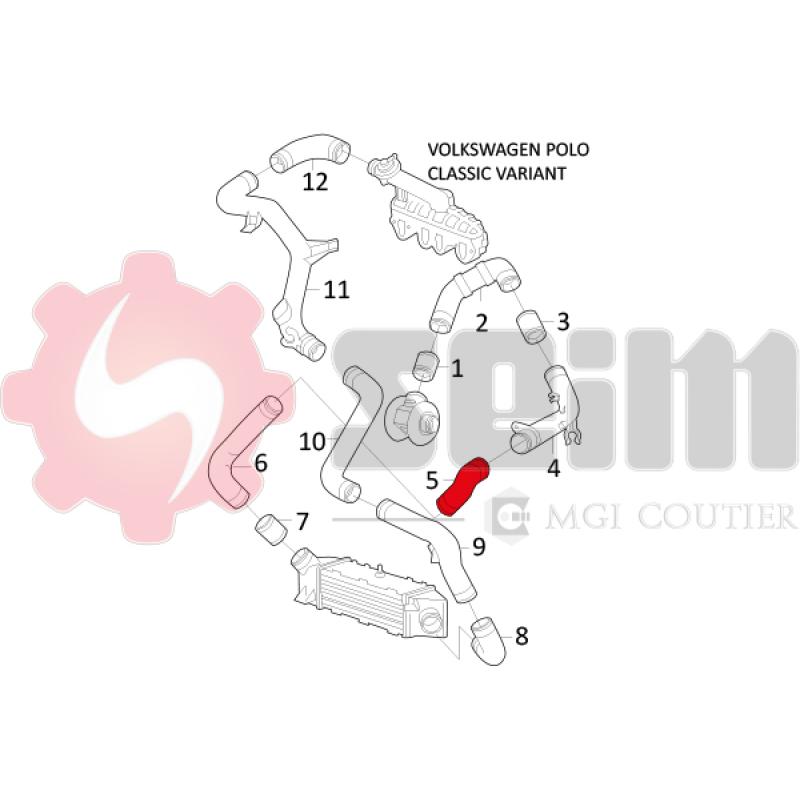 Gaine de suralimentation SEIM 981596 - Visuel 2
