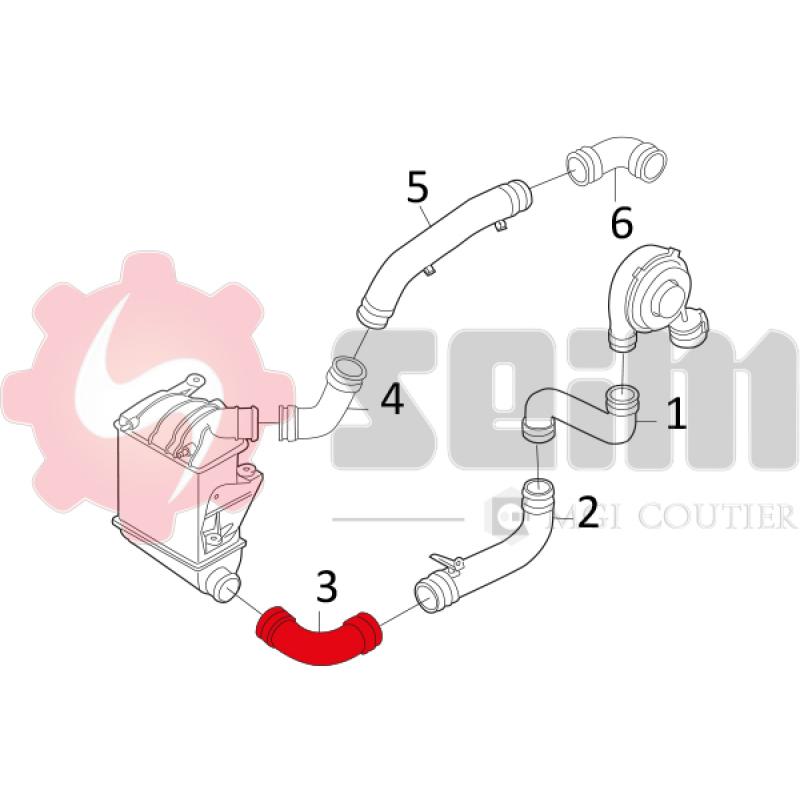 Gaine de suralimentation SEIM 981599 - Visuel 1