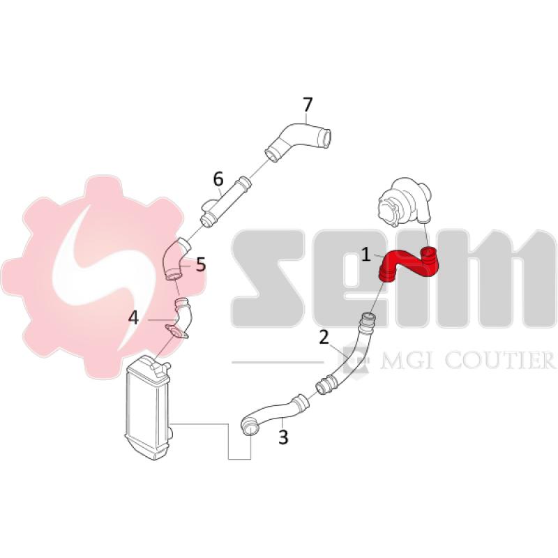 Gaine de suralimentation SEIM 981602 - Visuel 1