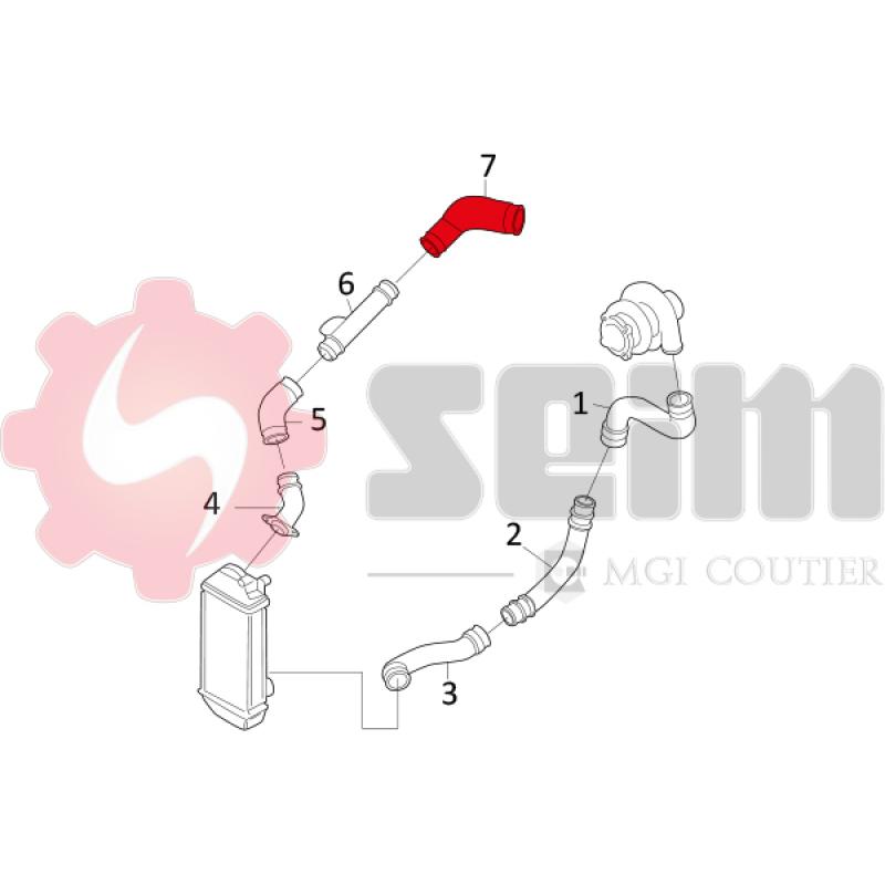 Gaine de suralimentation SEIM 981604 - Visuel 1