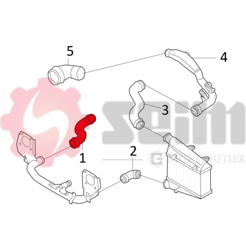 Gaine de suralimentation SEIM 981612 - Visuel 1