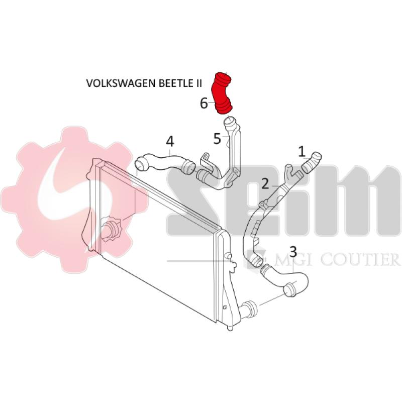 Gaine de suralimentation SEIM 981621 - Visuel 1