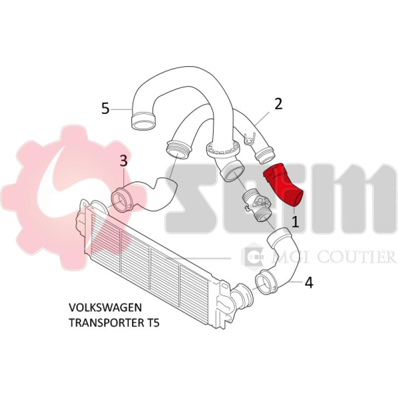 Gaine de suralimentation SEIM 981625 - Visuel 1