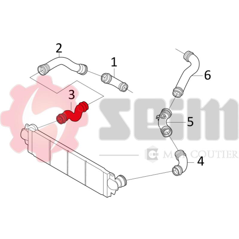 Gaine de suralimentation SEIM 981630 - Visuel 1