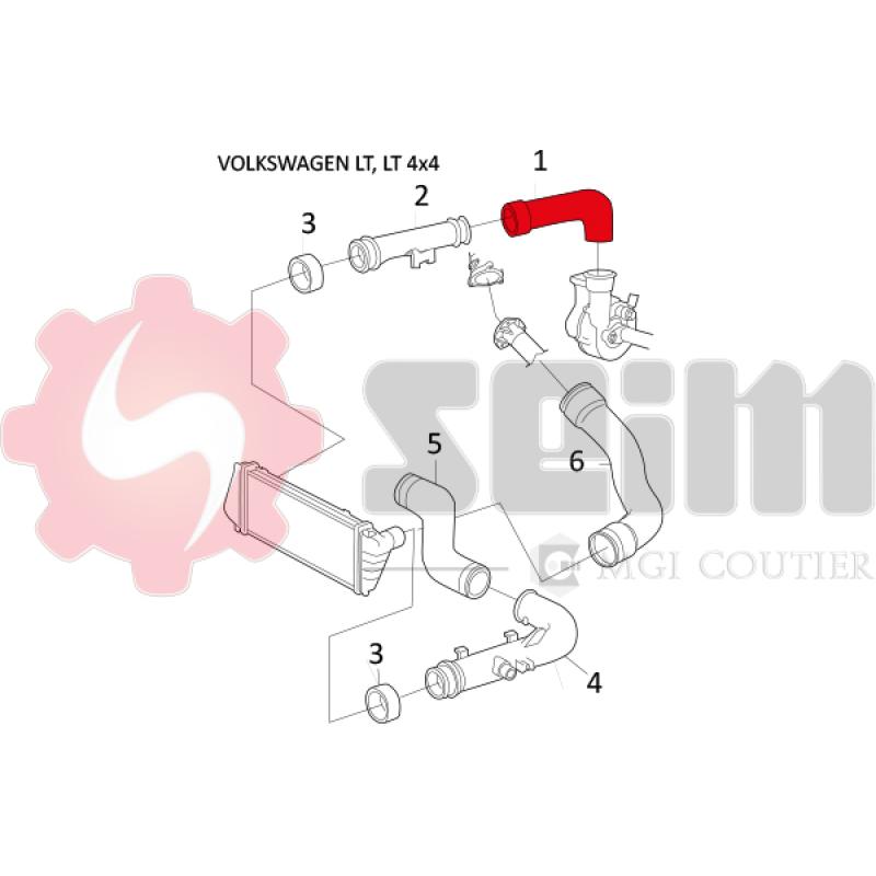 Gaine de suralimentation SEIM 981642 - Visuel 1